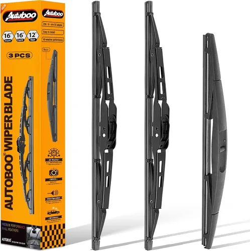 Miniatura 13 de AUTOBOO - Limpiaparabrisas de repuesto 26 + 20 pulgadas con limpiaparabrisas trasero de 12 pulgadas para BMW X3, X4, 2018, 2019, 2020, 2021, 2022