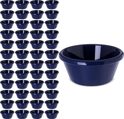 Miniatura 6 de Carlisle FoodService Products 4312603 Ramequín San Smooth, 6 oz, 1.8" de Altura, 3.9" de Ancho, 3.9" de Largo, San, Negro