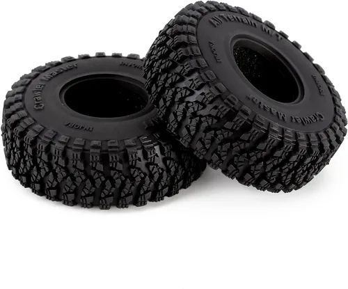 Miniatura 6 de INJORA 1.0 Neumáticos - Neumáticos S5 todo terreno para TRX4M SCX24 AX24 FCX24 Piezas de actualización, 58 * 20mm, T1008