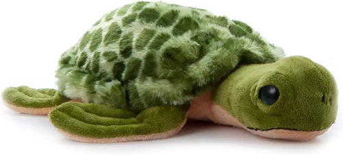 Miniatura 4 de The Petting Zoo Peluche de tortuga marina, regalos para niños, animales salvajes del océano Onez, juguete de peluche de tortuga marina de 14 pulgadas