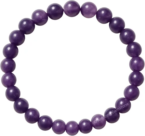 Miniatura 186 de Amazing Gemstone Pulsera de cristal para mujeres y hombres, pulsera de cristal curativo de protección, pulsera elástica con cuentas de piedras