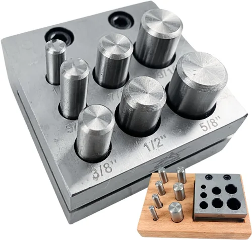 Miniatura 6 de Cortador de disco con 7 punzones de 1/4" a 5/8" Juego de joyeros