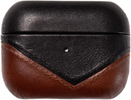 Miniatura 7 de Bullstrap Funda de cuero premium compatible con Apple AirPods 3, carga inalámbrica, diseño de dos piezas (Sienna)