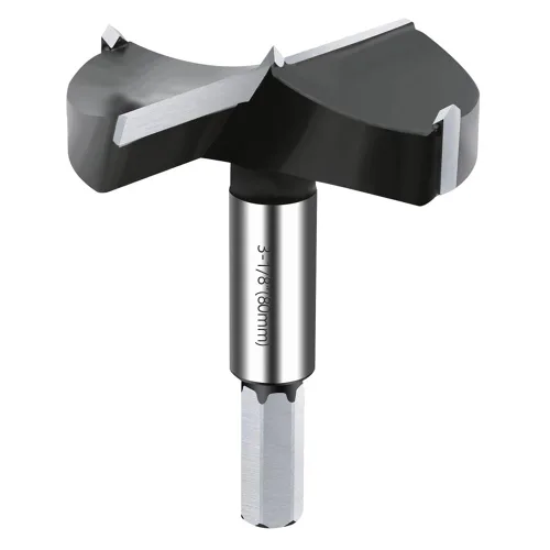 Miniatura 10 de Broca Forstner de carburo de 1/4 pulgada, broca Forstner con punta de carburo de 6 mm para madera dura, juego de sierras de perforación para madera