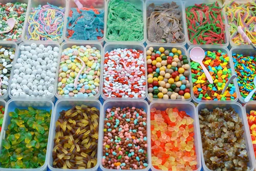 Miniatura 4 de By The Cup Berry Blue Sour Belts, bolsa a granel de 1 lb
