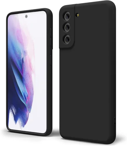 Miniatura 127 de oakxco Funda para teléfono Samsung Galaxy S21 Ultra con agarre de silicona líquida, bonita funda delgada y delgada de goma suave de TPU lisa