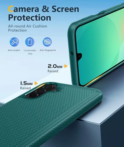 Miniatura 323 de FNTCASE Funda para iPhone 17 Pro: Fundas delgadas translúcidas de color azul claro compatibles con MagSafe, protección completa de la cámara