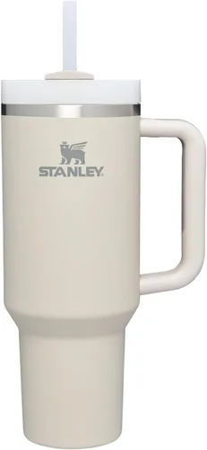 Miniatura 44 de Stanley Quencher H2.0 - Vaso de acero inoxidable con asa, pajilla y tapa FlowState giratoria de 3 posiciones; aislamiento térmico, sin BPA; apto