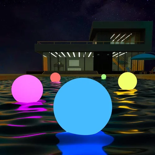 Miniatura 15 de LOFTEK Luces flotantes de piscina de 3 pulgadas, luces de piscina recargables que cambian de color, luz LED impermeable IP65, lámpara de bañera