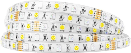 Miniatura 18 de BTF-LIGHTING 5050 RGBW RGB+Blanco Cálido(2700K-3000K) 4 colores en 1 tira de luz LED DC12V 5m 16.4 pies 60LED/m Multicolor IP30 Blanca 12mm PCB