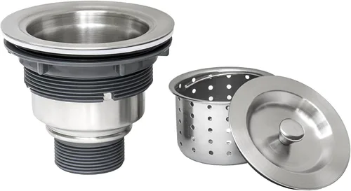 Ruvati RVA1025 - Conjunto de drenaje para cesta de fregadero de cocina, acero inoxidable
