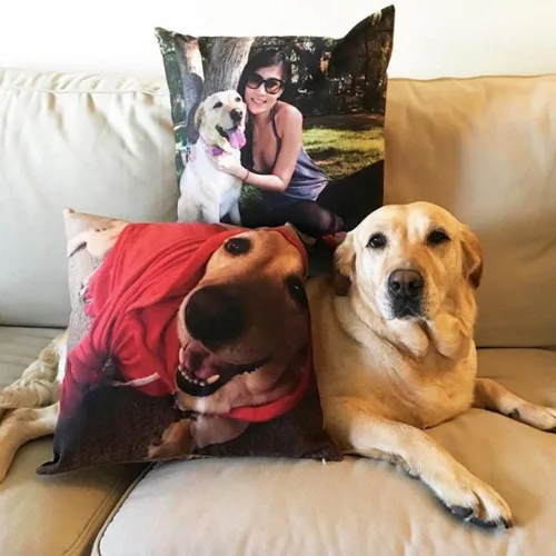 Miniatura 7 de RR&DDXU Diseño de imagen o texto de la funda de almohada personalizada, regalos personalizados para madres, funda de almohada para fotos