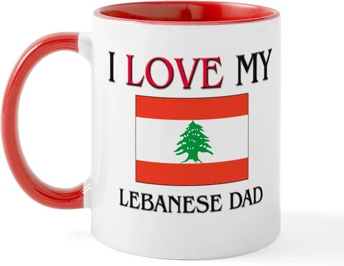 Miniatura 60 de CafePress #1 - Taza de café de cerámica libanesa de 11 oz (11.0 fl oz)
