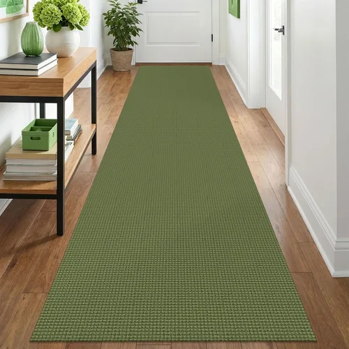 Miniatura 150 de IOHOUZE Alfombra de Área Lavable 4x6 Antideslizante con Respaldo de Goma Alfombras Tejidas para Entrada Interior Alfombras de Dormitorio Alfombra