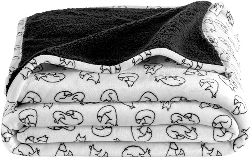 Miniatura 29 de Manta de forro polar de sherpa Bare Home - Tamaño para Lanzar/Viajar - Manta para cama, sofá y sofá cama - Cálida y ligera - Esponjosa y suave