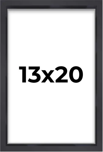 Miniatura 110 de Marco contemporáneo de caja de sombra negra de 14 x 25 pulgadas, profundidad de espacio utilizable, tamaño interior 14 x 25 o 25 x 14 pulgadas