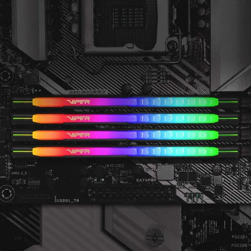 Miniatura 9 de Patriot Viper Steel RGB DDR4 RAM 16GB (2X8GB) 3200MHz CL18 1.35v UDIMM Kit de memoria para juegos de escritorio compatible con XMP - PVSR416G320C8K