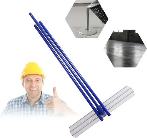 Miniatura 2 de Bull Float Herramientas de hormigón, kit de flotador de hormigón de 48 x 8 pulgadas, herramienta de hormigón de aleación de aluminio, paleta