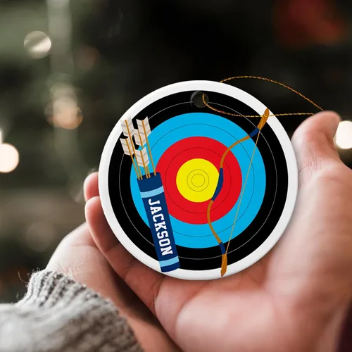 Miniatura 2 de Adornos personalizados de cerámica de fútbol americano, recuerdo de adorno de Navidad de jugador de fútbol americano, regalo para atletas