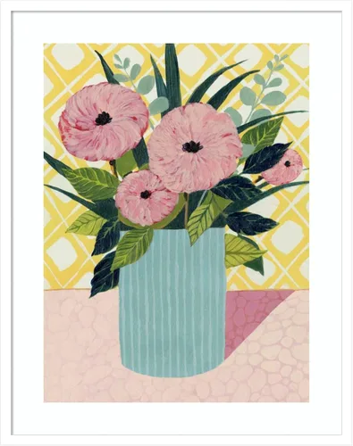 Miniatura 20 de Amanti Art Framed Wall Art Print 44x36 Retro Bouquet I by Grace Popp, Flowers Wall Art, Modern Contemporary Decor, X-Large Poster Painting Artwork