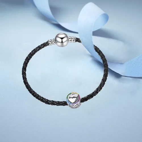 Miniatura 6 de MiWangLing Abalorio infinito de circonitas cúbicas para pulsera Pandora