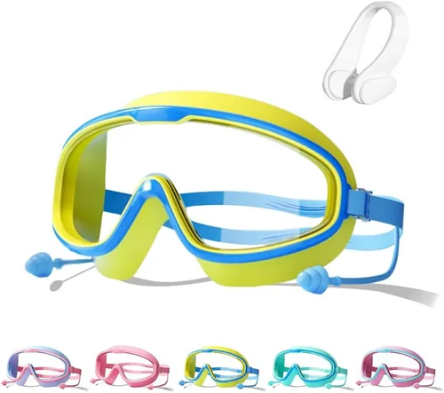 Miniatura 10 de Gafas de natación impermeables y antivaho para niños, gafas de natación para niños de 2 a 14 años