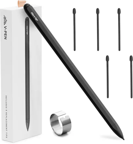 V-Pen EMR Stylus Remarkable 2 bolígrafos de repuesto con borrador digital + 5 puntas | Sensibilidad de nivel de presión 4096 y rechazo de palma |