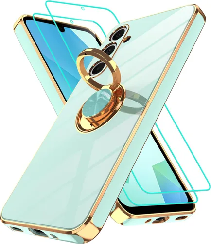 Miniatura 13 de Gritup Funda para Samsung Galaxy A14 5G: Funda Samsung A14 con 2 Protectores de Pantalla, Soporte de Anillo con Rotación 360°, Soporte Magnético