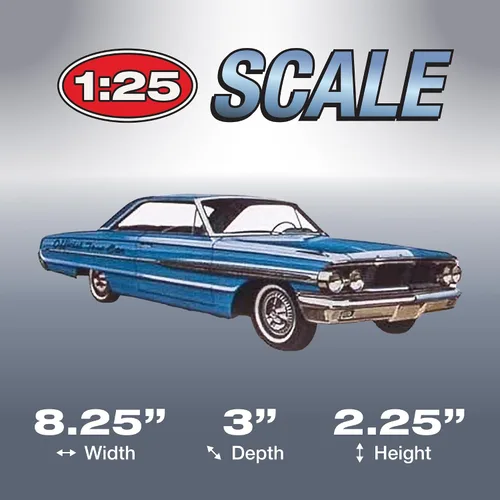 Miniatura 4 de AMT Cal Drag Combo 1964 Galaxie, AWB Falcon & Trailer Kit de modelo a escala 1:25