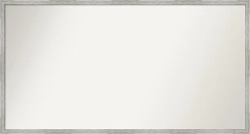 Miniatura 333 de Amanti Art Espejo de baño blanco para sobre el fregadero, 32 x 45 pulgadas, espejo de tocador rectangular blanco esbelto, marco de madera moderno
