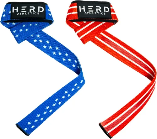Correas de muñeca de levantamiento – 23 pulgadas de largo x 1.5 pulgadas de ancho – Correas acolchadas de algodón de neopreno para levantamiento de