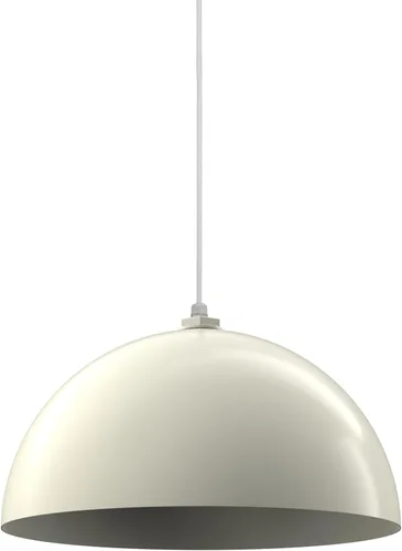 Miniatura 16 de Steel Lighting Co. Melrose - Lámpara colgante Montada en el techo Cúpula redonda de 18 pulgadas Estilo moderno y contemporáneo de granja Crema