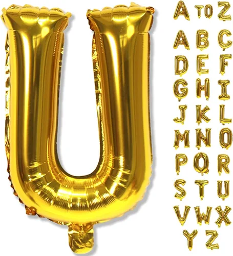 Miniatura 181 de Globo dorado champán con el número 5, globos de aluminio autoinflables grandes de 40 pulgadas del 0 al 9, globo de helio digital 5 dorado claro