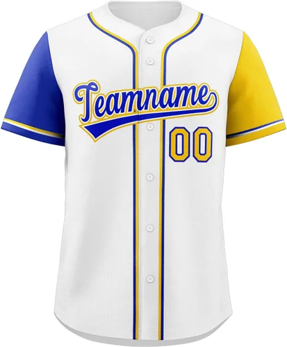 Miniatura 30 de Camisetas de béisbol personalizadas con botones de manga corta, número de nombre cosido personalizado / impreso para adultos y jóvenes