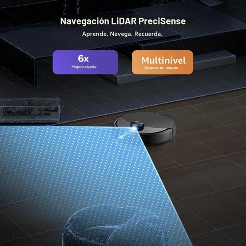 Miniatura 8 de roborock Robot aspirador y trapeador Q10 S5+, succión de 10,000 Pa, mejorado desde Q8 max+, 70 días de autovaciado, evita obstáculos, trapeador