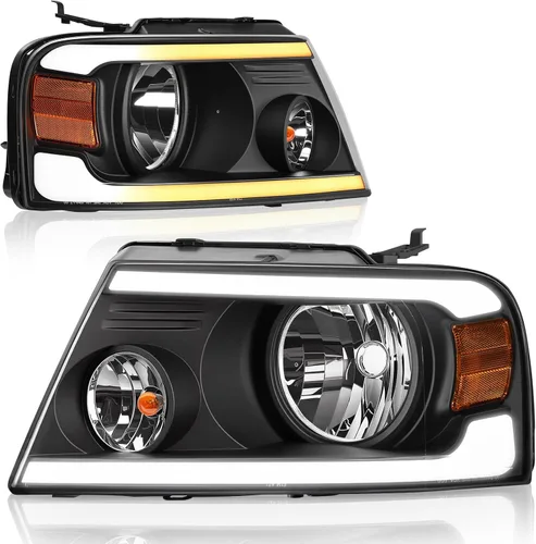 Miniatura 8 de AUTOSAVER88 Conjunto de faros delanteros compatible con Ford F150 F-150 2004 2005 2006 2007 2008 04-08/2006-2008 Lincoln Mark LT, reemplazo de faro
