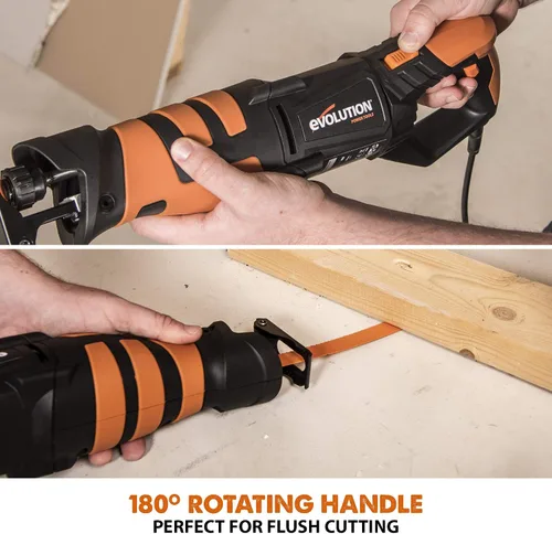 Miniatura 8 de Evolution Power Tools R230RCP - Sierra de vaivén con 4 cuchillas