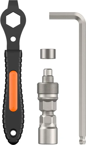 Miniatura 10 de Pawfly Juego de extractor de manivela de bicicleta mejorado, kit de reparación de bicicleta para Shimano cuadrado y brazo de manivela estriado ISIS