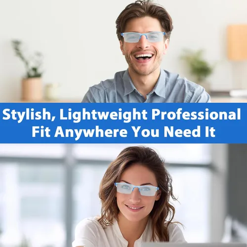 Miniatura 2 de 2 lentes de enfoque automático autoajustables, gafas de presbicia con zoom automático antiluz azul, lentes de lectura inteligentes inteligentes
