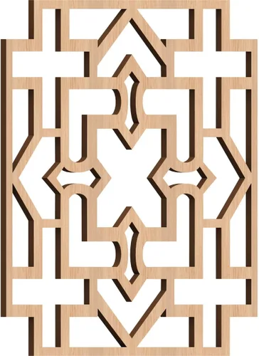 Miniatura 26 de Wise Paneles decorativos de madera con calado, extra pequeños, 7 3/8 pulgadas de ancho x 7 3/8 pulgadas de alto x 1/4 pulgadas de alto, roble rojo