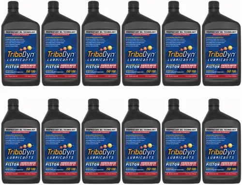 Miniatura 13 de Tri-Guard 2100 Aceite de compresor de aire sintético para compresores de pistón - 8,000 horas de vida, ISO 100 SAE 30 sin detergente (1 galón)