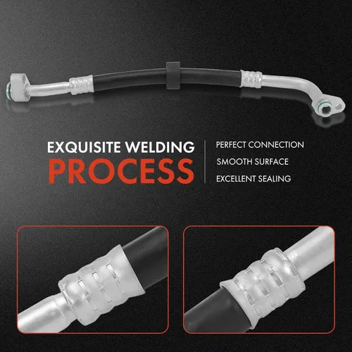 Miniatura 5 de A-Premium Manguera de succión A/C compatible con Mercedes-Benz R350 2006-2012 3.5L, compresor a evaporador
