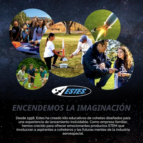 Miniatura 7 de Estes Kit de construcción de cohetes Alpha III 1427, kit de modelo de cohete volador para principiantes a partir de 10 años, incluye almohadilla