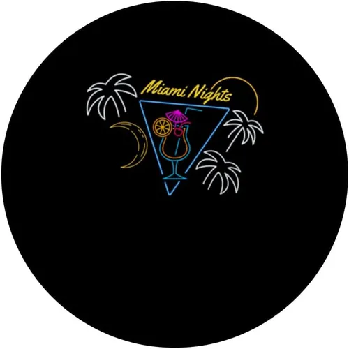 Miniatura 3 de Miami Nights Florida USA American State Miami Beach PopSockets Standard PopGrip