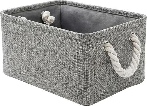 Miniatura 66 de TheWarmHome Contenedores de almacenamiento para estantes, tamaño mediano, 3 unidades, 13.8 pulgadas de largo x 9.8 pulgadas de ancho x 6.7 pulgadas