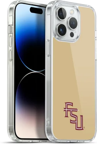 Head Case Designs Funda de gel suave FSU Seminoles de la Universidad Estatal de Florida con licencia oficial compatible con Apple iPhone 13 Pro Max