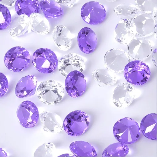 Miniatura 14 de Babenest - Relleno de jarrón de gemas falsas de diamantes acrílicos, 240 piezas de diamantes de imitación de 3/4 pulgadas, joyas de cristal