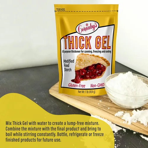 Miniatura 2 de Cornaby's Gel grueso de 1 libra (paquete de 1) Almidón de maíz ceroso premium, 2 veces más espesante Sin gluten, sin OMG, espesante de alimentos