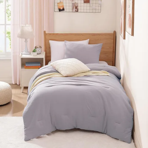 Miniatura 31 de WRENSONGE Juego de edredón individual/individual XL para niñas, niños y adolescentes, 1 edredón blanco y 1 funda decorativa de almohada