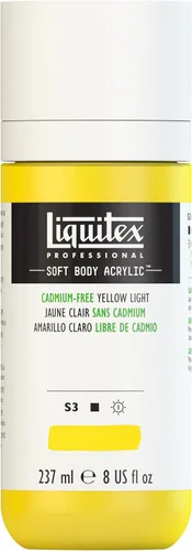 Miniatura 140 de Liquitex Professional Soft Body - Pintura acrílica, botella de 2 onzas (59 ml), blanco titanio Titanio Blanco